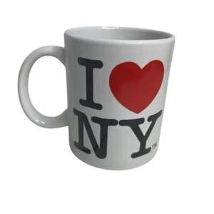 I Love NY Classic Ceramic Coffee Mug White Red Heart New York Souvenir Cup - Picture 1 of 3