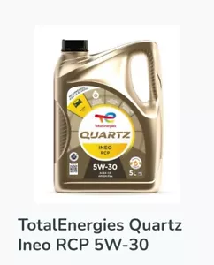 TOTAL QUARTZ INEO RCP 5W30-TotalEnergies- Original -5Litri - Foto 1 di 2