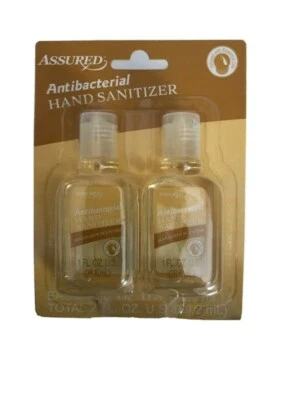 Desinfectante de manos asegurado perfumado con mandarina 1 paquete de 2 botellas Ea de 1 OZ Foto 1 de 4