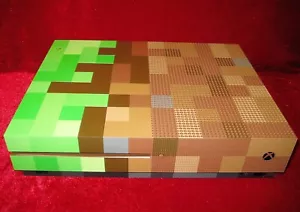 *New & Limited Edition* XBox One S Minecraft Console Housing Case Shell Box - Picture 1 of 11