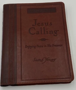 Jesus Calling Large Text braun Ledersoft Kunstleder 2011 - Bild 1 von 7
