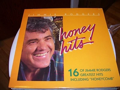 JIMMIE RODGERS-HONEY HITS-16 OF JIMMIE RODGERS GREATEST HITS-HONEYCOMB-LP-NM - Image 1 of 2