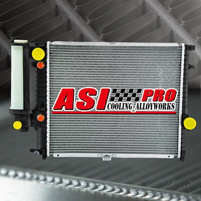 Fit BMW 5 Series E34 E36 E39 520i 525i M52 B28 AT 1988-94 Aluminum Core Radiator - image 1 of 4