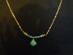JOLI COLLIER CLIO BLUE TURQUOISE COLLEC. BRIGITTE BARDOT/NEUF/ETIQUETTE - Imagen 1 de 2