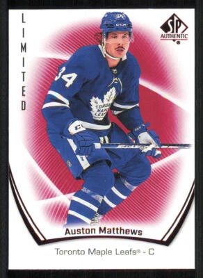2021-22 SP Authentic Limited Red #88 Auston Matthews - Image 1 of 2