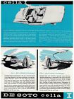 Vintage De Soto Cella I automobile advertising flyer Concept Car