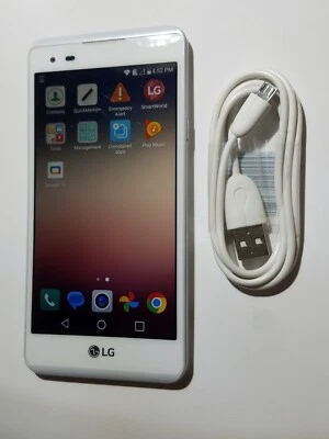 Teléfono Celular Inteligente Boost Mobile Prepago LG LGLS676ABB Tribute HD Delgado Android Foto 1 de 4