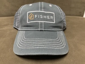 Cappello da baseball "Fisher" grigio pesca trota all'aperto nuovo senza etichetta - Foto 1 di 6