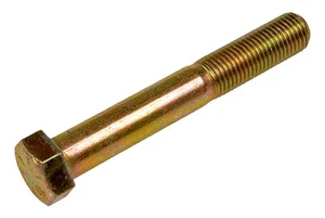 Hex Cap Screw 5/16-18 X 1-1/2 Yellow Zinc Partial Coarse Thread Gr. 8 (QTY 12) - Imagen 1 de 1