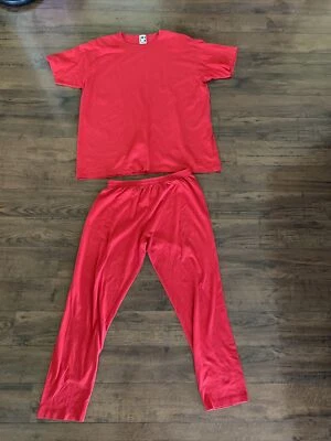 Conjunto De Colección 2 Pantalones Camisa Algodón Ropa Deportiva LA Roja Talla OS  Foto 1 de 4