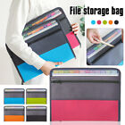 Expanding File Organizer 13 Pocket Accordion Office Document Bag with Zipper