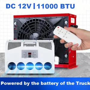 11000 BTU Truck Cab AC Air Conditioner Split 12V Fit Semi Trucks Bus RV Caravan - Foto 1 di 14