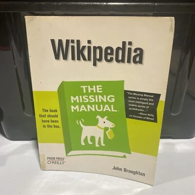 Wikipedia by John Broughton (Large Paperback, 2008) Reference Technology - Image 1 of 4