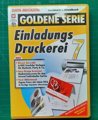 Data Becker Goldene Serie Einladungsdruckerei - Bild 1 von 4