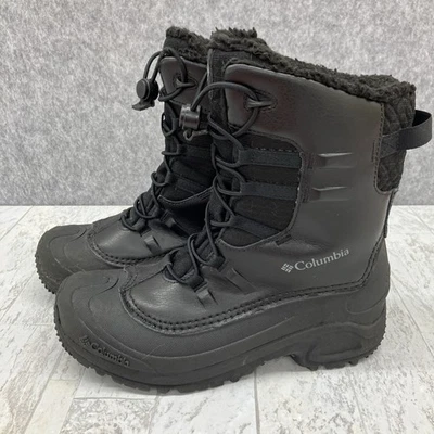 Columbia Botas de Nieve Mujer Talla 7 Impermeables Omni Heat Negro Bungee Foto 1 de 4