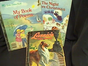 Vintage Little Golden Books and Tell A Tales Mixed Lot of 3 - Picture 1 of 3
