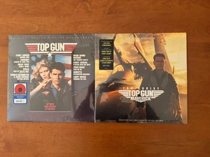 TOP GUN LP + TOP GUN MAVERICK LP - COLORED VINYL - BRAND NEW - FREE SHIPPING! - Foto 1 di 13