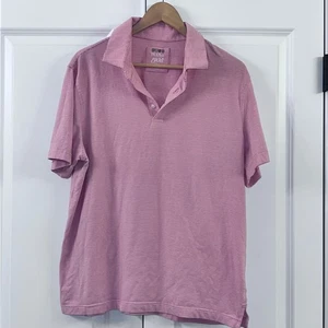 Jos A Bank 1905 Mens Polo Shirt Striped Tailored Fit Pink White - Picture 1 of 5