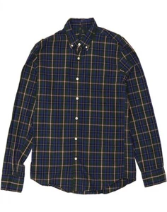 J. CREW Mens Shirt Medium Green Check Cotton BT14 - Picture 1 of 3