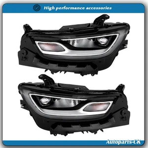 Left&Right Side Headlamps Headlights For Chrysler Pacifica 2021-2023 Clear Lens - Picture 1 of 12