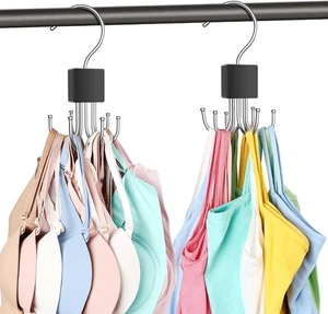 Paquete de 2 perchas sin mangas, perchas para sujetador para organizador de armario capacidad de almacenamiento máxima 36 - Imagen 1 de 3