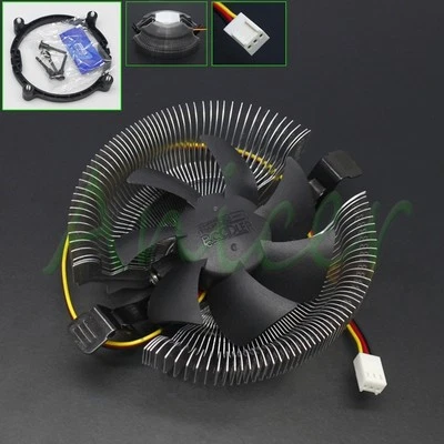 Ultrathin CPU Radiator Cooler Heatsink Fan For Intel LGA775 AMD 754 AM2 AM2+ AM3 - Image 1 of 4