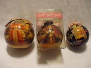 3 adornos navideños vintage MUÑECA BARBIE VACACIONES - Imagen 1 de 8