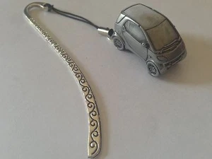 Smart Car FULL CAR on a Pattern bookmark with cord ref240 - Picture 1 of 1