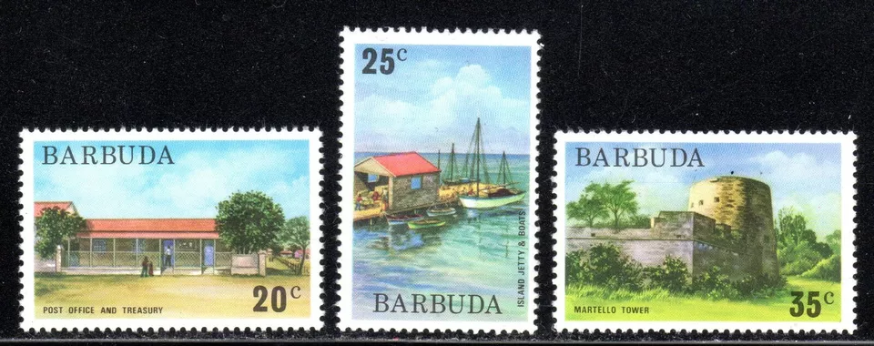 1974-75 Barbuda SC# 179-181- 3 Different Stamps - M-NH - Image 1 of 1