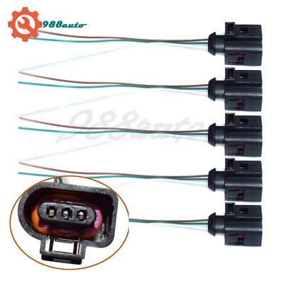 5PCS A/C Pressure Sensor Switch Connector For VW Golf Jetta MK5 Passat AUDI A3 - Image 1 of 4