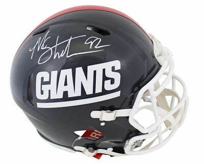 Giants Michael Strahan Signed 1981-99 TB Full Size Speed Proline Helmet BAS Wit - Image 1 of 3
