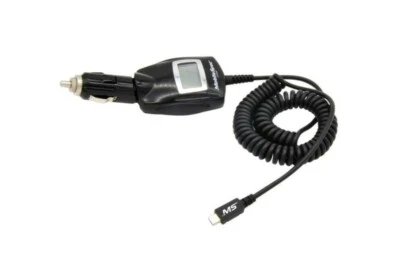 MobileSpec 12V/DC 2.4A Micro Charger With LCD Display and 8' Cable  - Image 1 of 4