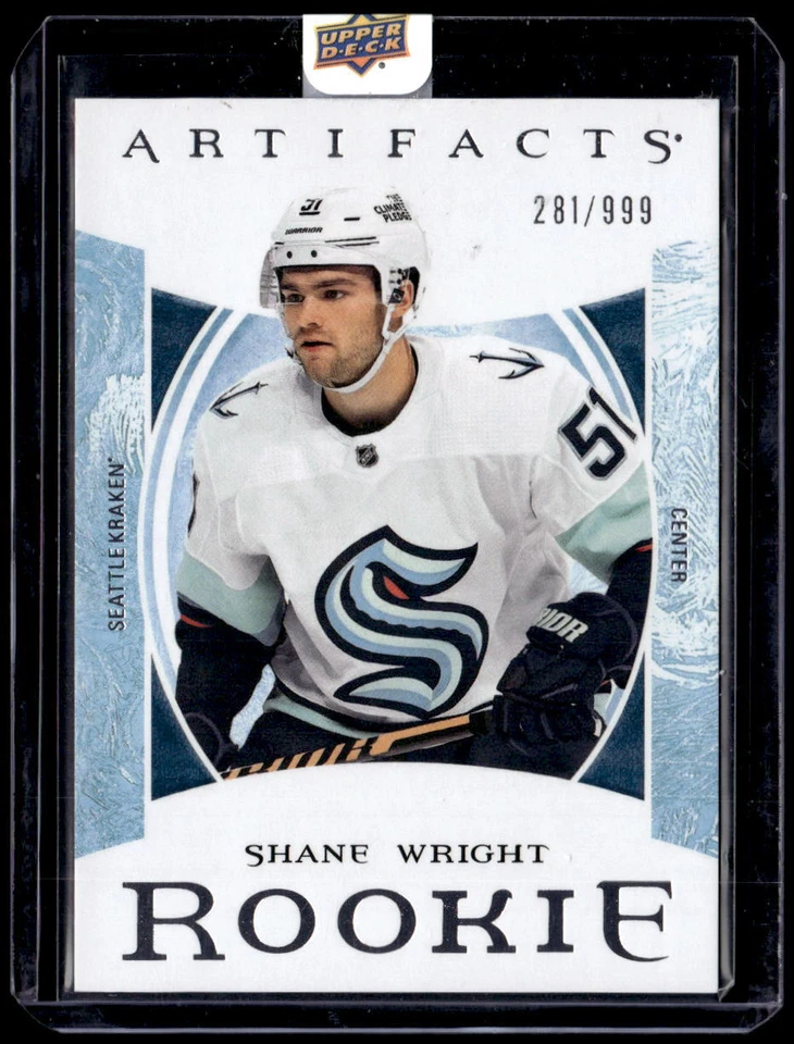 2022-23 Upper Deck UD Artifacts #225 Shane Wright Rookie Redemption /999 - Image 1 of 2