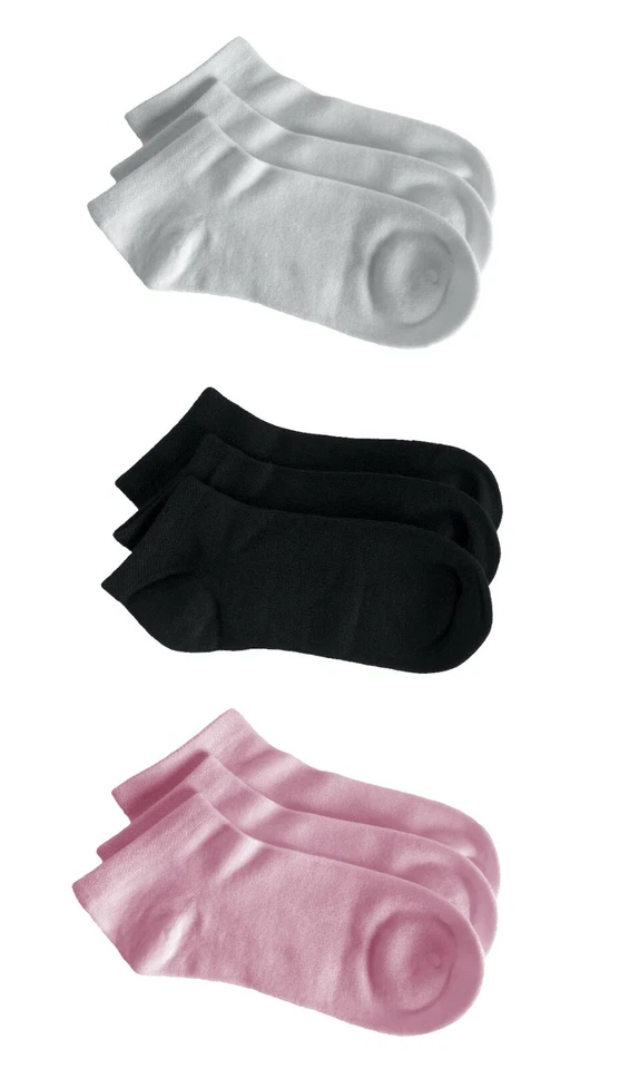 Calcetines tobilleros cortos sin costuras de bambú deportivos escolares para niños PACK de Rambutan  Foto 1 de 1