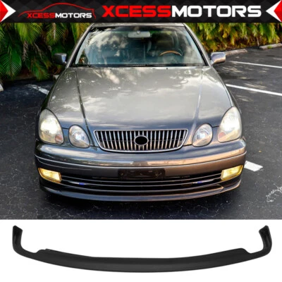 Fits 98-05 Lexus GS300 GS400 JDM TTE Style Front Bumper Lip Spoiler Unpainted - Imagem 1 de 4