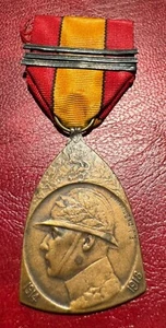 Bélgica Medalla Conmemorativa Campaña 1914-1918 - Imagen 1 de 3