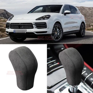 Alcantara Gear Shift Knob Sticker Cover Protect shell Trim For Porsche Cayenne - Picture 1 of 9