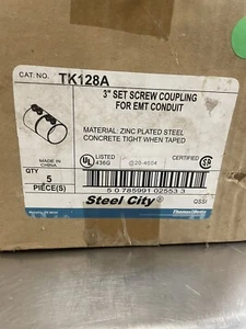 STEEL CITY 3"" SET SCHRAUBENKUPPLUNG FÜR EMT-LEITUNG TK128A - Bild 1 von 1