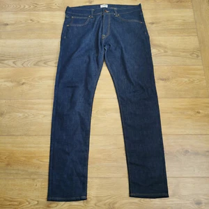 Pantalones de mezclilla Edwin ED-85 para hombre W36 L32 azul índigo ajustados pierna cónica entrepierna baja cremallera - Imagen 1 de 11