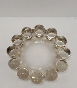 Vintage Anchor Hocking Mid Century Modern MCM Boopie Bubble Edge Heavy Ashtray - Picture 1 of 11
