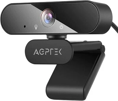 AGPTEK WEBCAM 1080P FULL HD AC10 USB WEB CAMERA PER PC DESKTOP LAPTOP MAC WINDOW