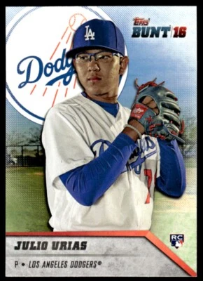 2016 TOPPS BUNT ROOKIE JULIO URIAS R4 - Image 1 of 2