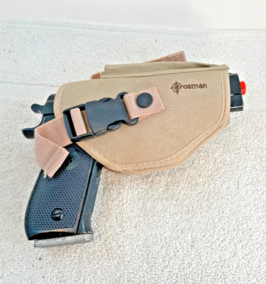 Crosman Marines SP01 Airsoft BBs Pistol w/ Crosman Canvas Case Holster  Untested - Image 1 of 4