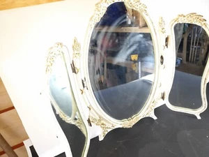 VINTAGE PEERART LOUIS FRENCH ORNATE DRESSING TABLE MIRROR - Picture 1 of 5