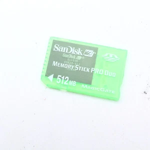 SanDisk 512Mb Memory Stick Pro Duo Magic Gate for Sony Cyber-Shot - Good Cond... - Picture 1 of 2