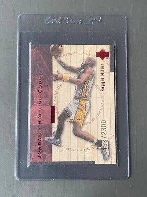 1998-99 Upper Deck Hardcourt - Jordan - Holding Court Red #J11 Reggie Miller - Image 1 of 2