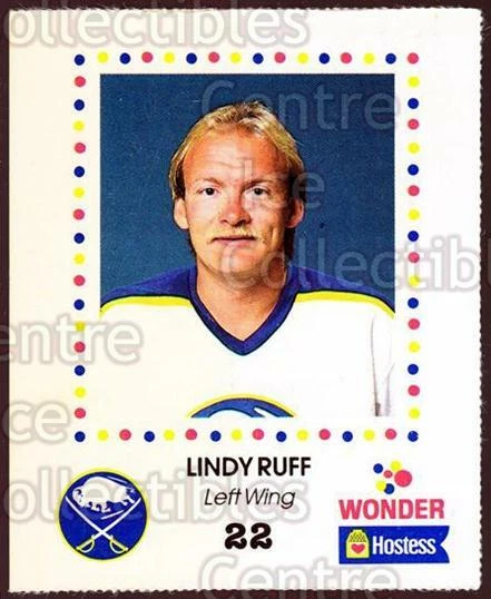 1987-88 Buffalo Sabres Wonder Bread #23 Lindy Ruff - Image 1 of 1