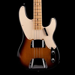 Pre Owned Fender Custom Shop 1955 Precision Bass NOS Sunburst With OHSC - Picture 1 of 17