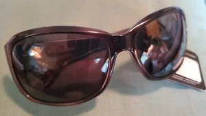 Foster Grant Solar Shield Sunglasses Oval/Grey Black Lrg NEW♡♡ - Picture 1 of 6