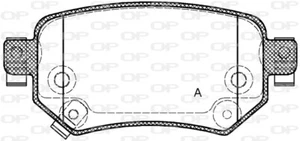KIT PASTIGLIE FRENO FRENO A DISCO OPEN PARTS PER MAZDA 6 TRE MAZDA 6 STATION - Imagen 1 de 1